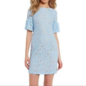 Ivanka Trump Ruffle Sleeve Lace Dress